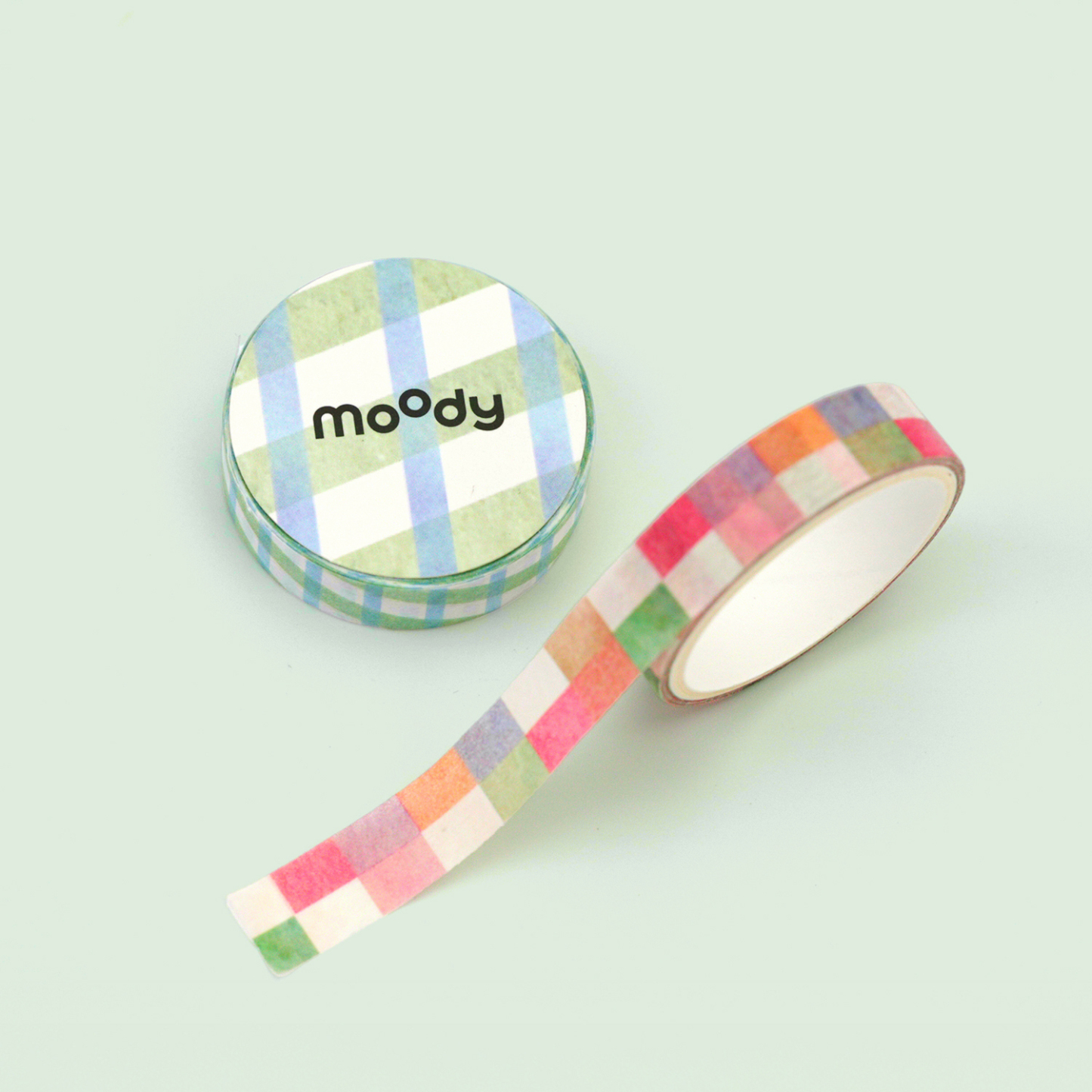 moody Washi Tape Set (Green & Brown)