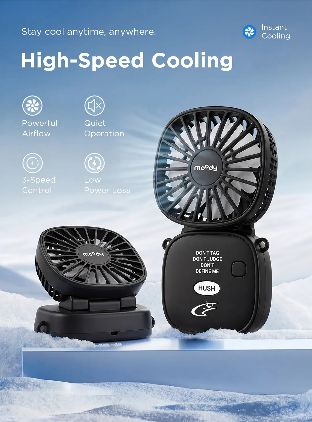 moody HUSH Mini Fan