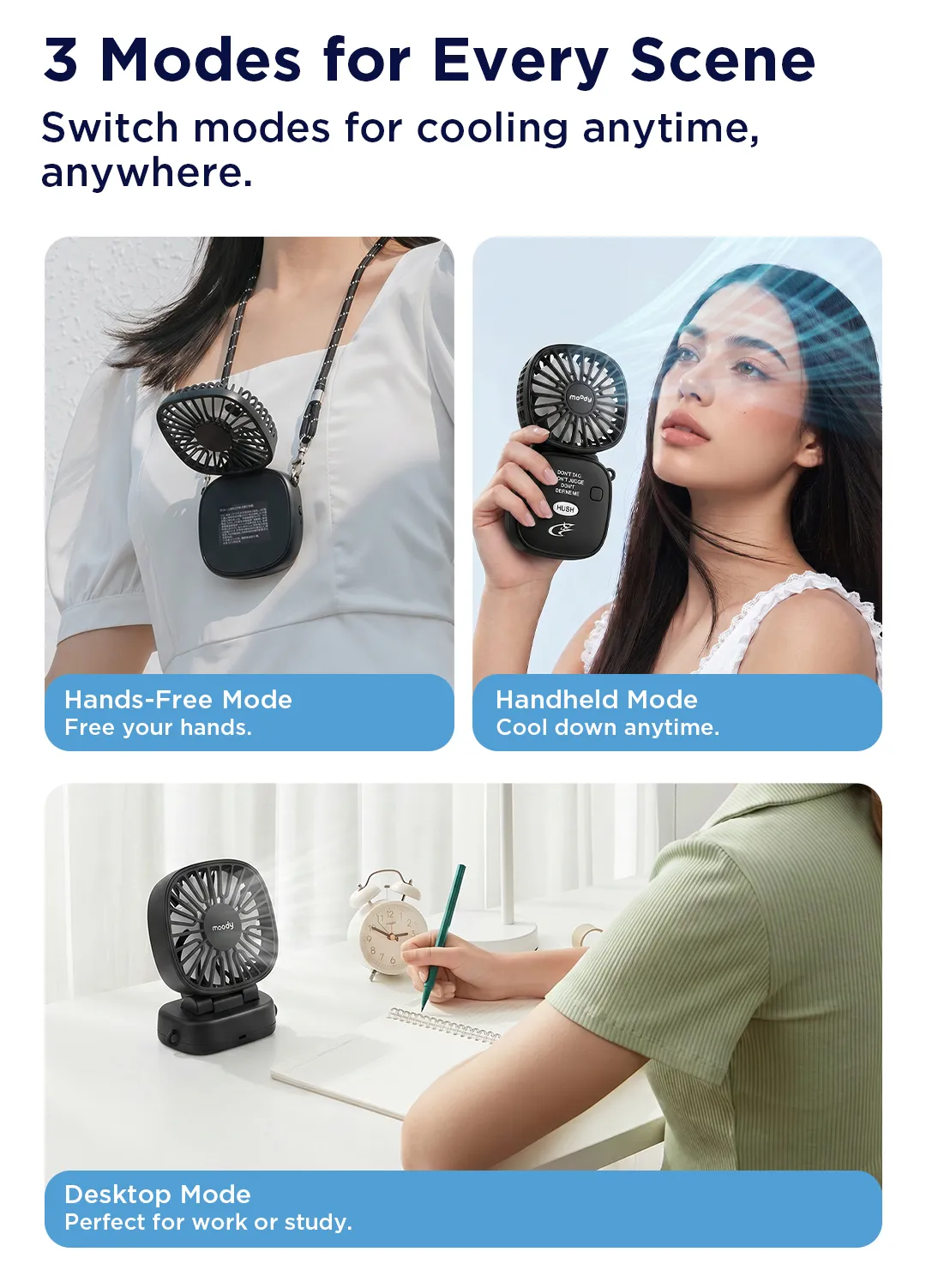 moody HUSH Mini Fan