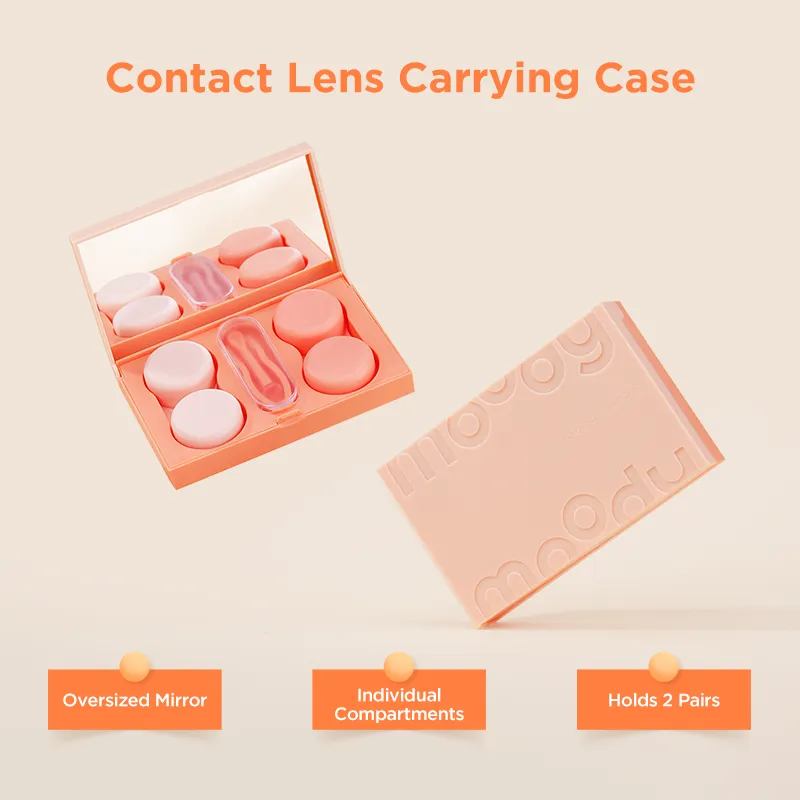 Contact Lens Carrying Case（Orange）