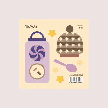 moody Sweetheart Diamond Stickers