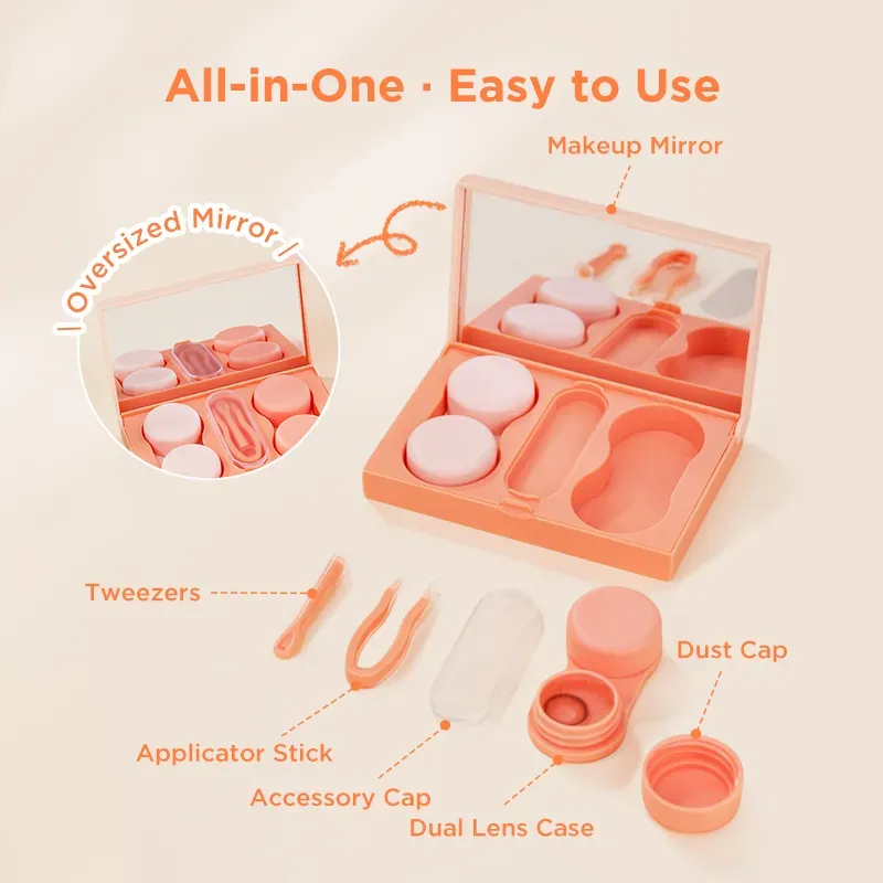 Contact Lens Carrying Case（Orange）