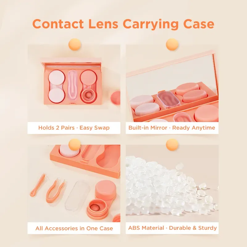 Contact Lens Carrying Case（Orange）