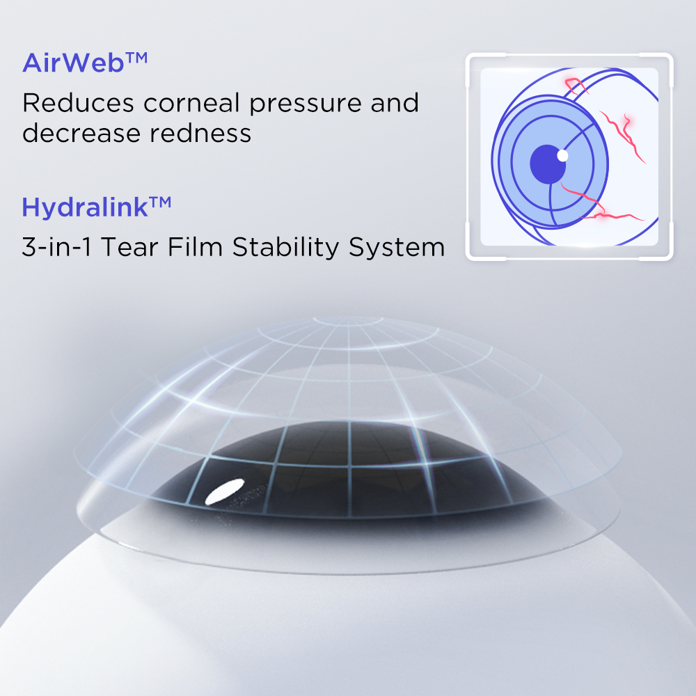 moodyPlus S Series Monthly Contacts,3 pcs, 3 packs-moodylenses