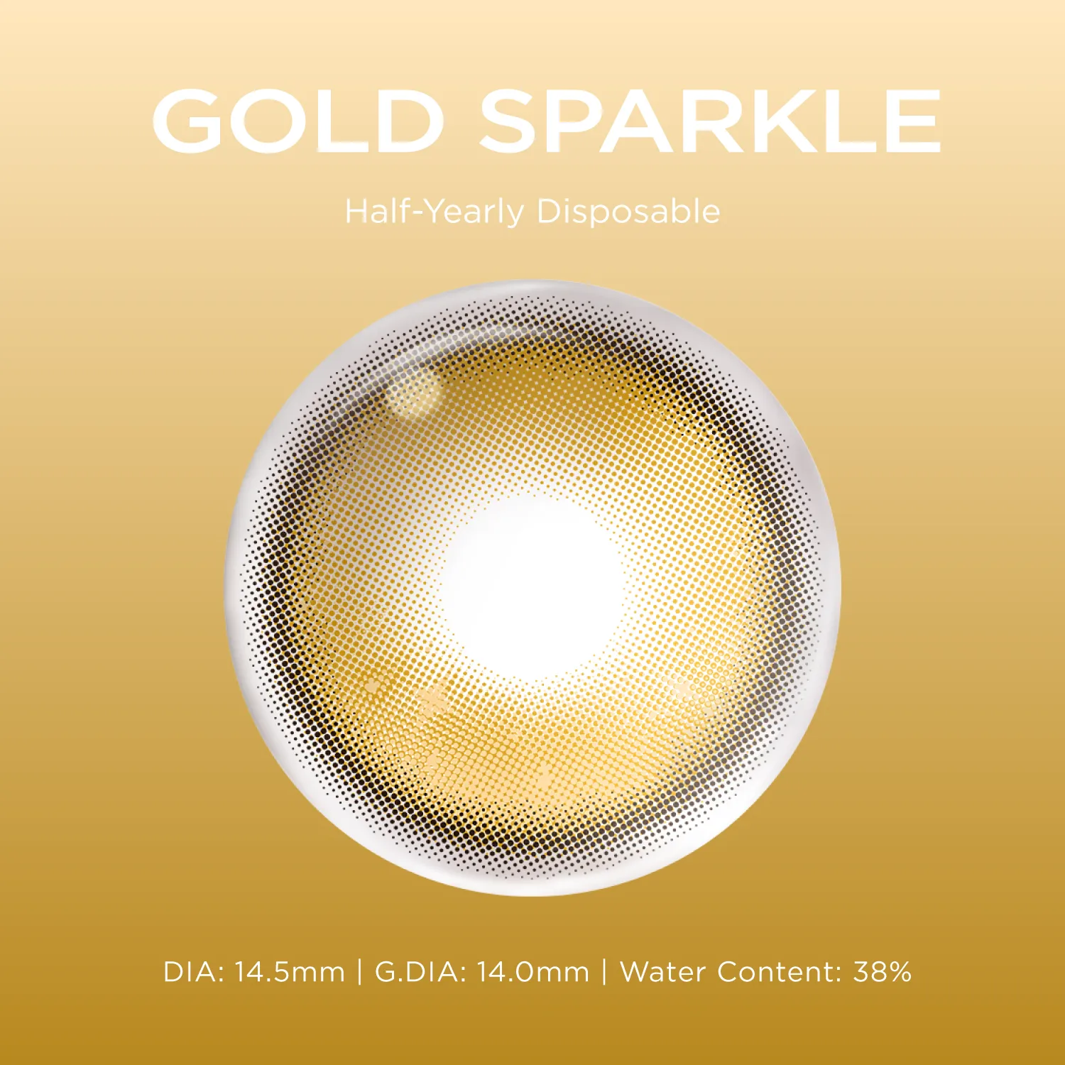 GlowyLock™ Gold Sparkle