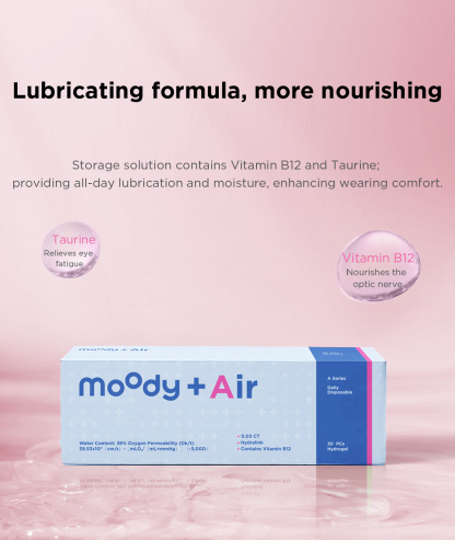 moodyPlus A Daily Contacts, 10 pcs,2pack