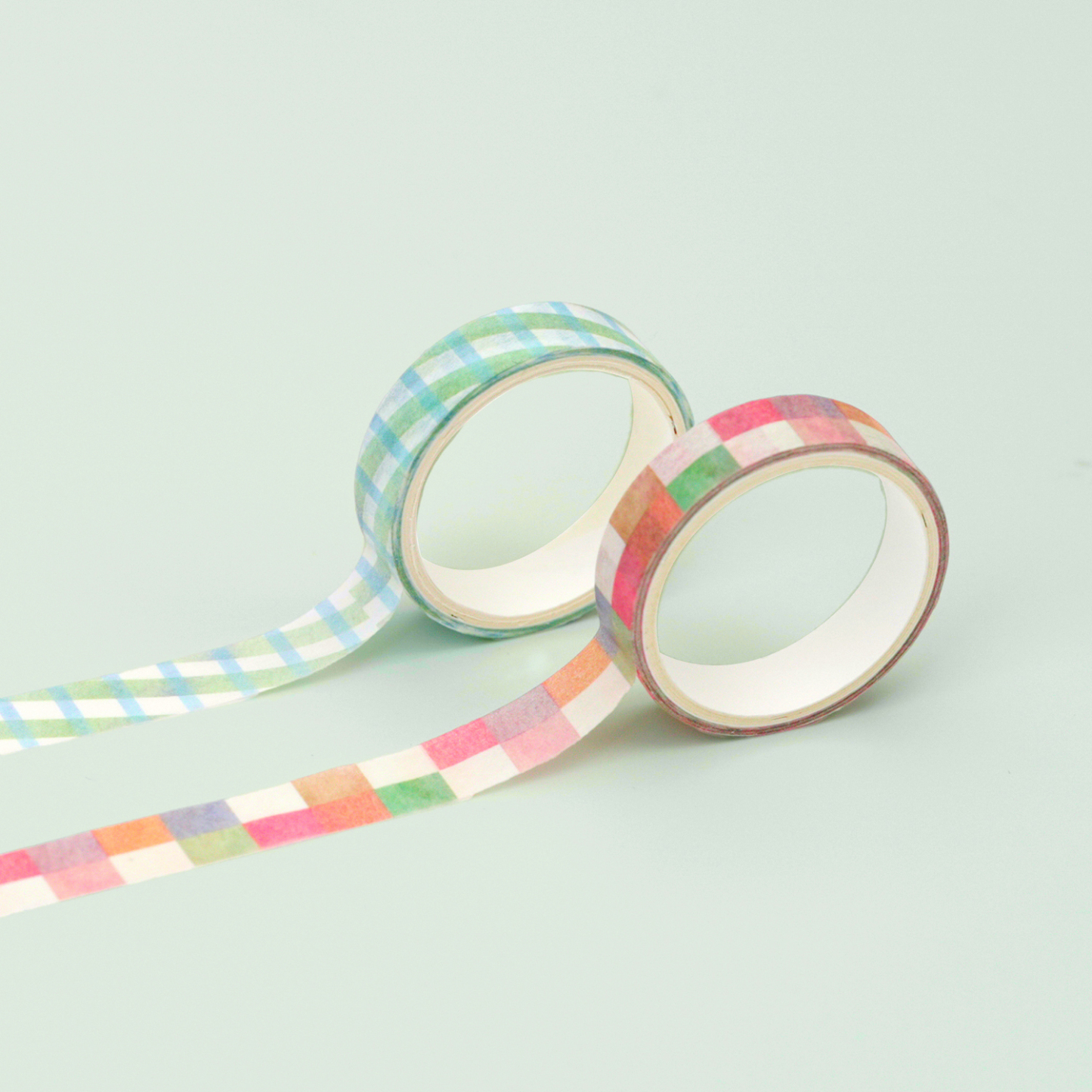moody Washi Tape Set (Green & Brown)