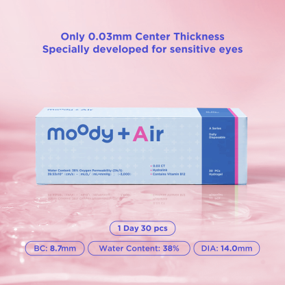 moodyPlus A Daily Contacts, 30 pcs