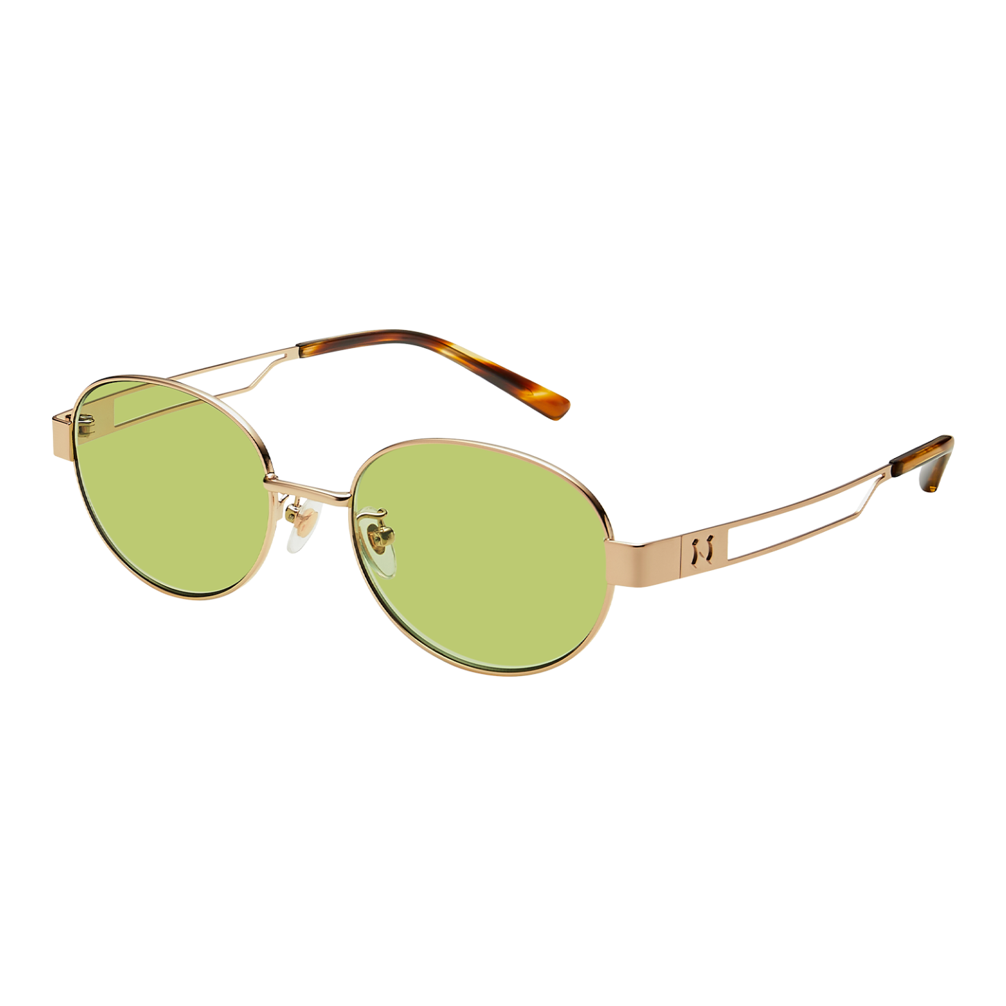 Rose Gold Lime Green