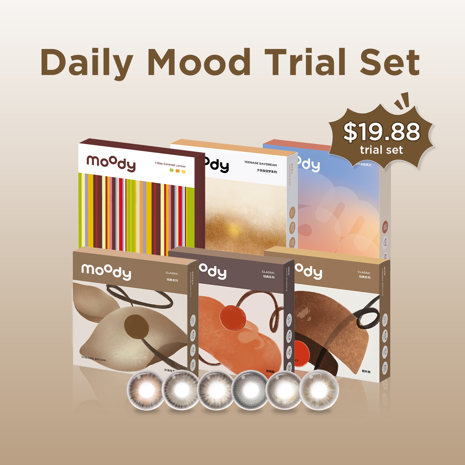 Daily Mood Trial Set-moodylenses