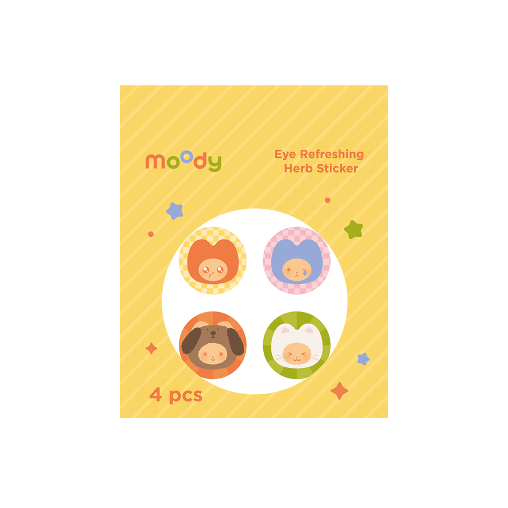 Eye refreshing herb sticker 4 pcs