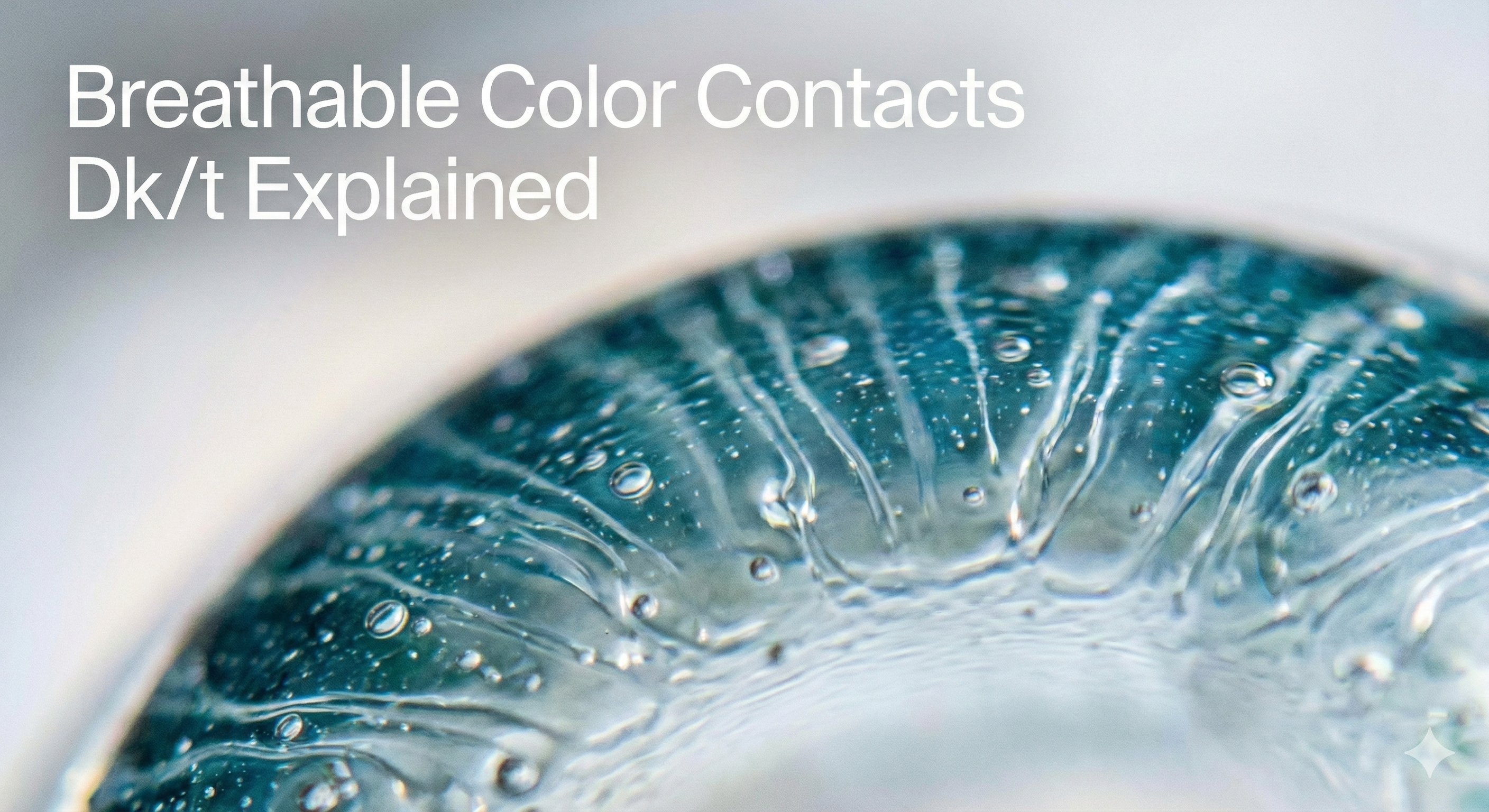 Silicone Hydrogel Colored Contacts: What “Breathable” Really Means (Dk/t Explained)-moodylenses