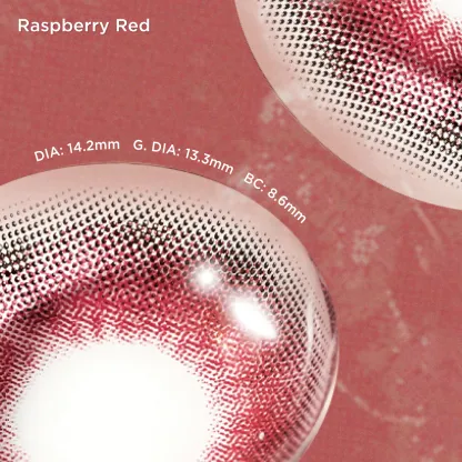 Raspberry Red|1 Day,20pcs