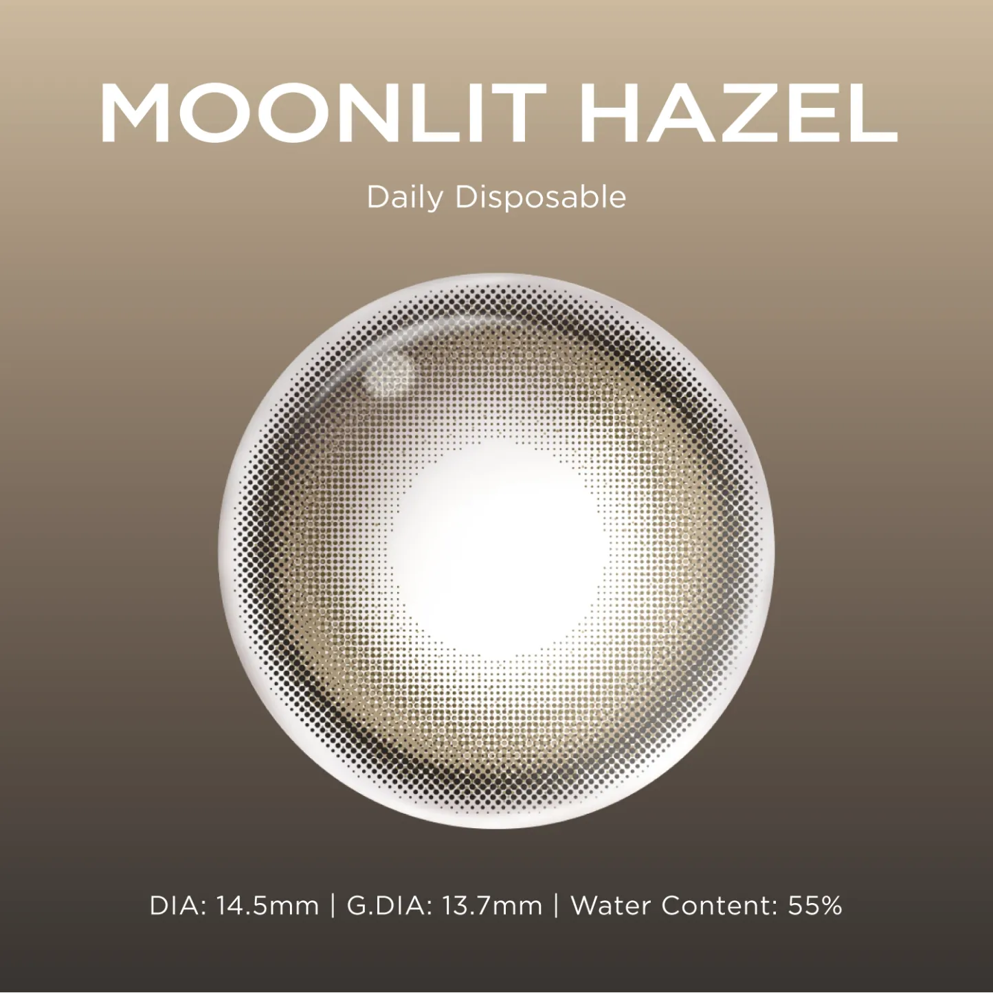 Moonlit Hazel|1 Day,20pcs