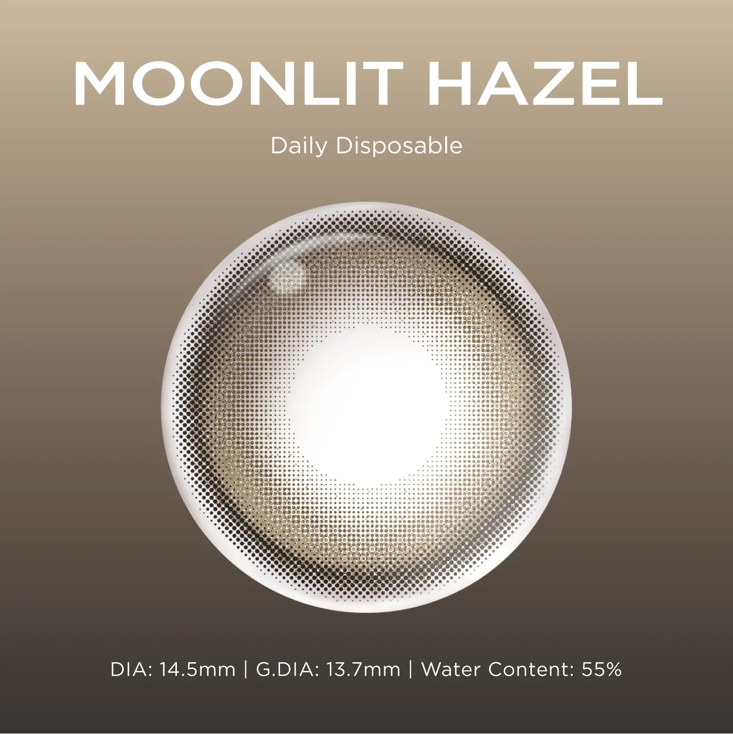 Moonlit Hazel|1 Day,20pcs
