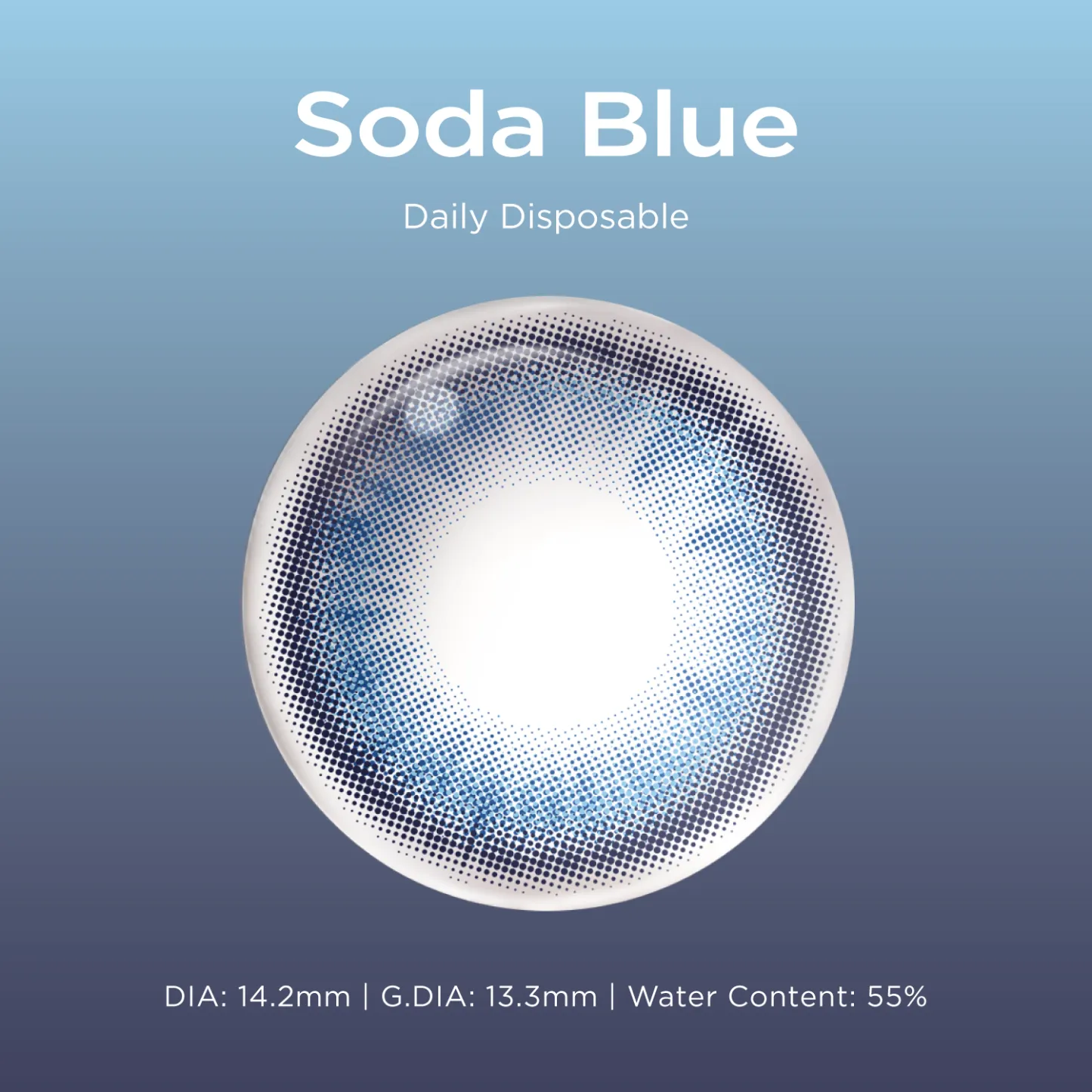 Soda Blue|1 Day,20pcs