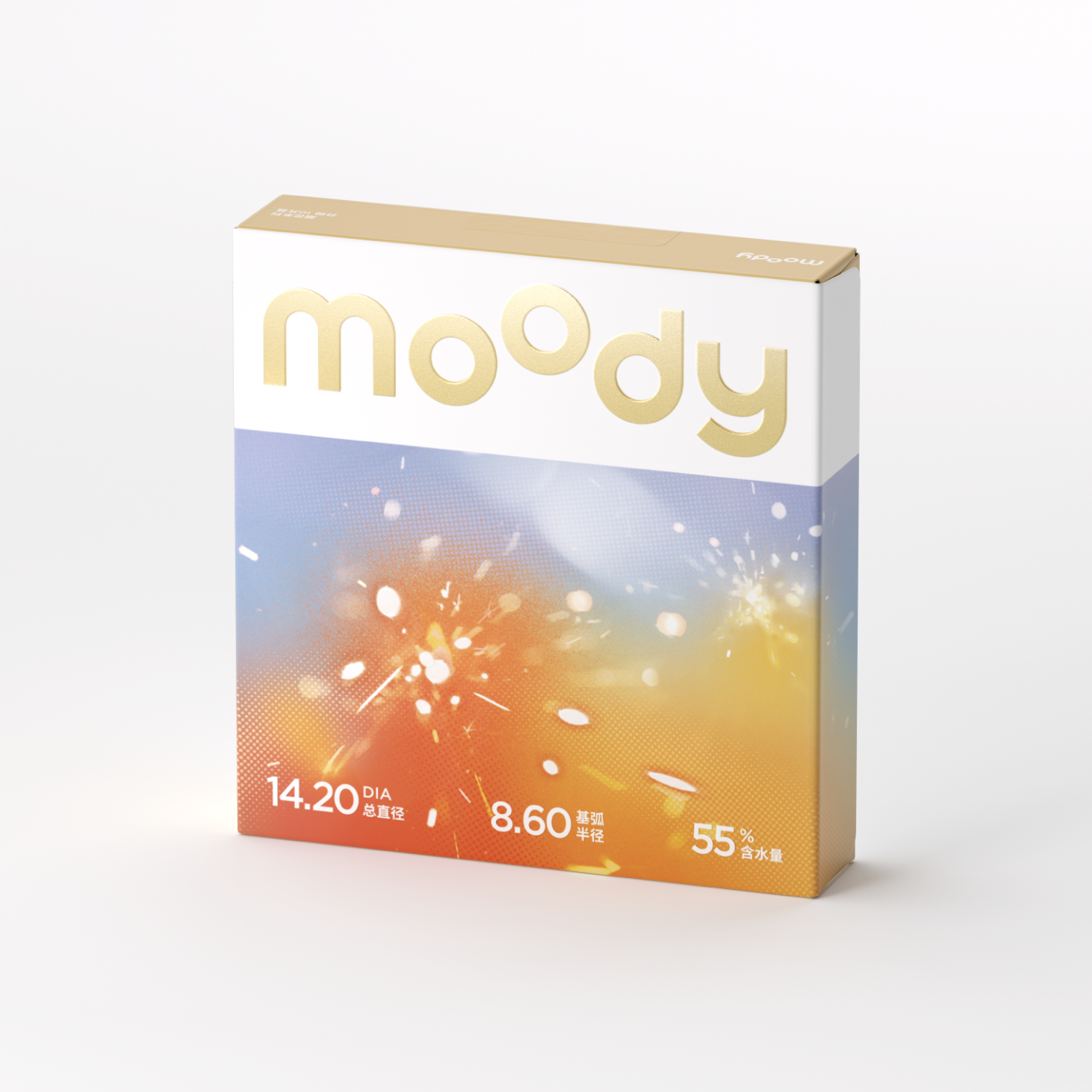 Firework Oolong Brown(1 Day)-moodylenses