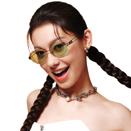 Rose Gold Lime Green