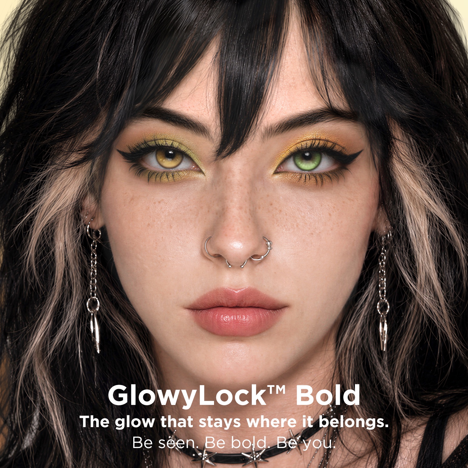 GlowyLock Bold campaign visual