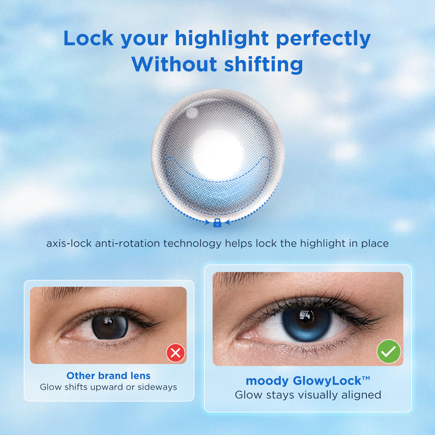 GlowyLock Icon color and comfort detail