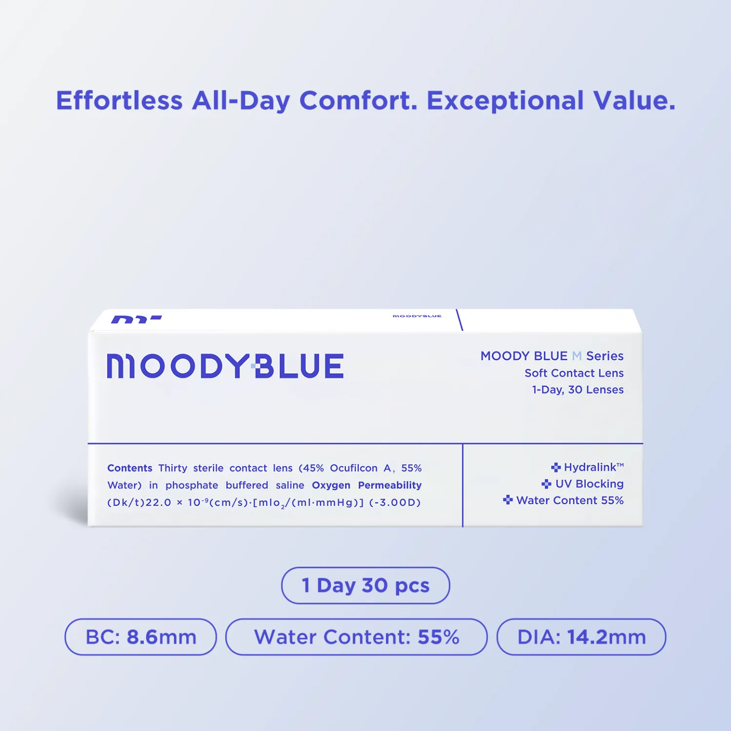 moody+M Series Daily Contacts