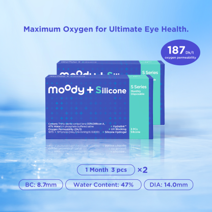 moodyPlus S Monthly Contacts, 2pack