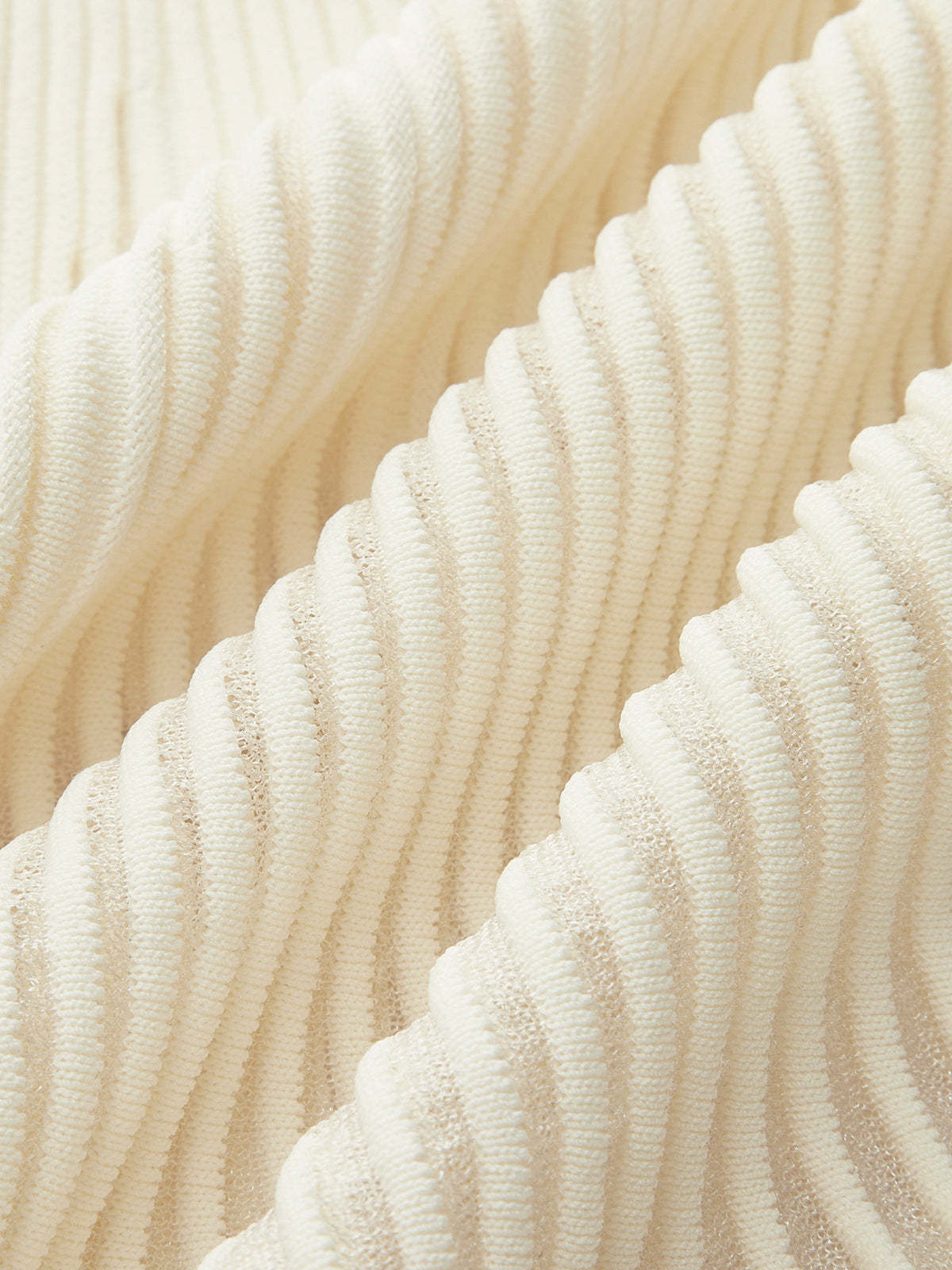 Ribbed Knit Ruffle Top