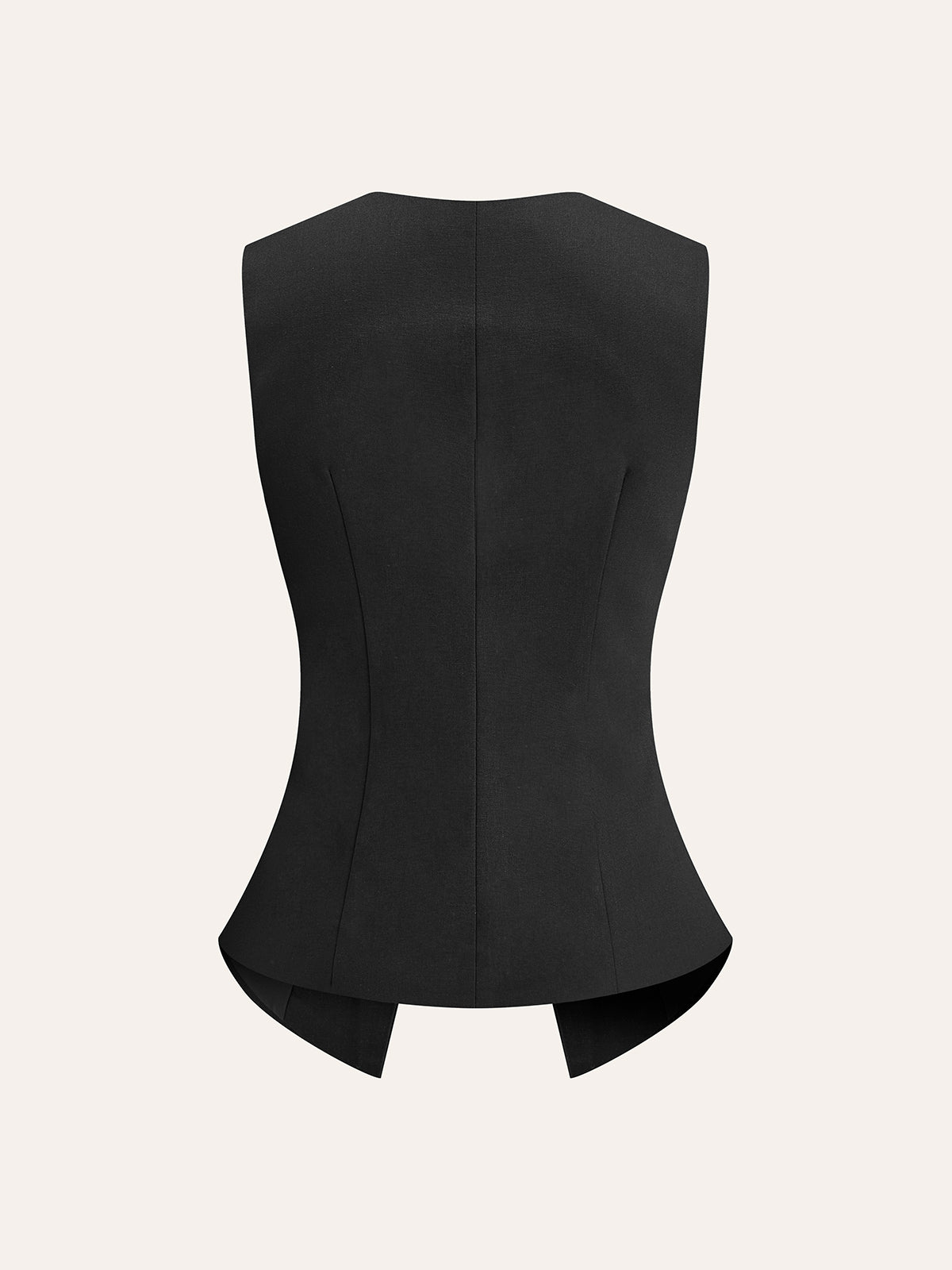 Metal Detail Split Vest