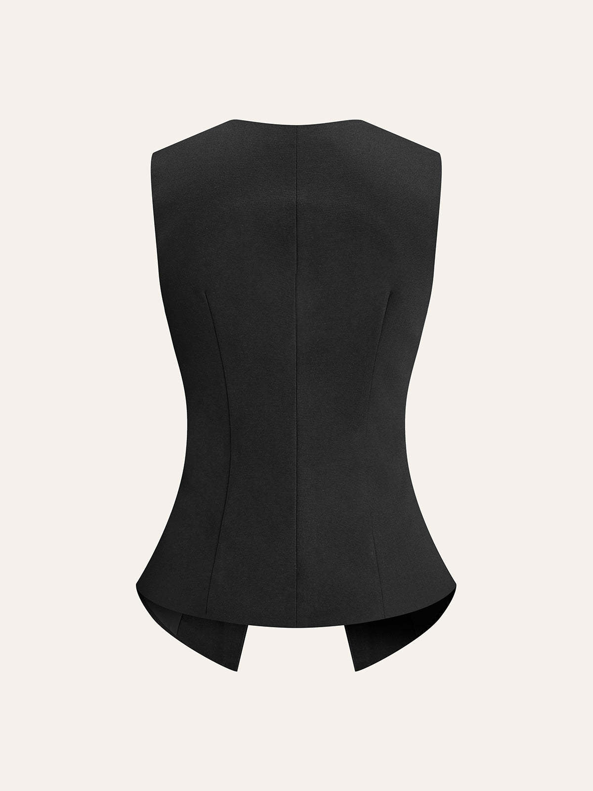 Metal Detail Split Vest