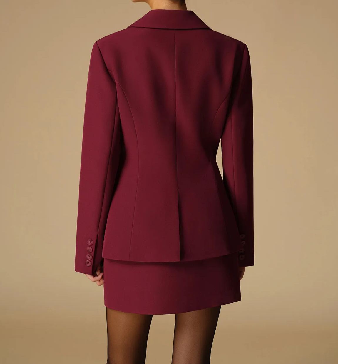 Split Button Slim Blazer