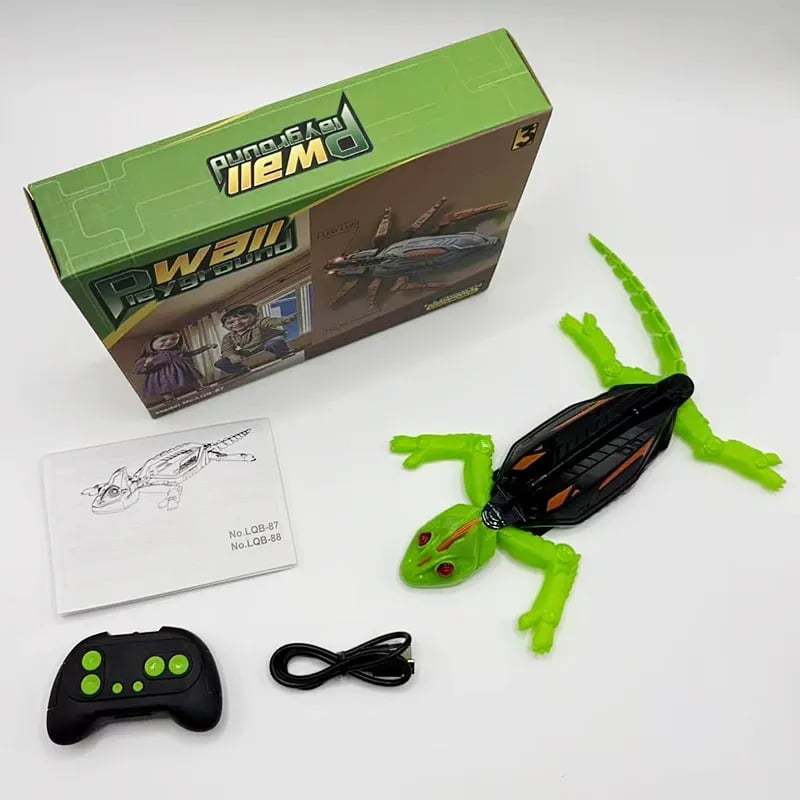 Remote control wall climbing toy for kids or pets