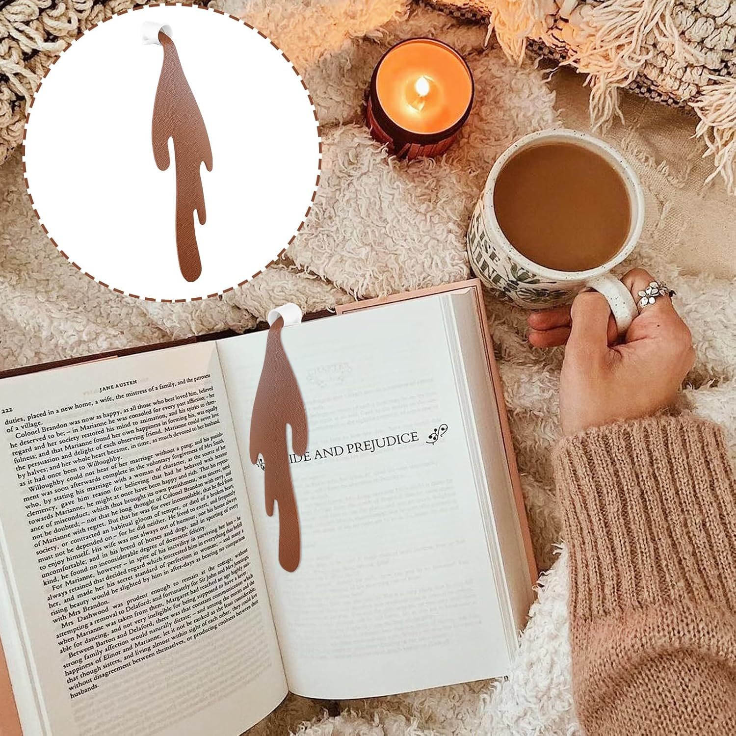 🔥New Year Hot Sale 48% OFF🔥Spilled Coffee Bookmark