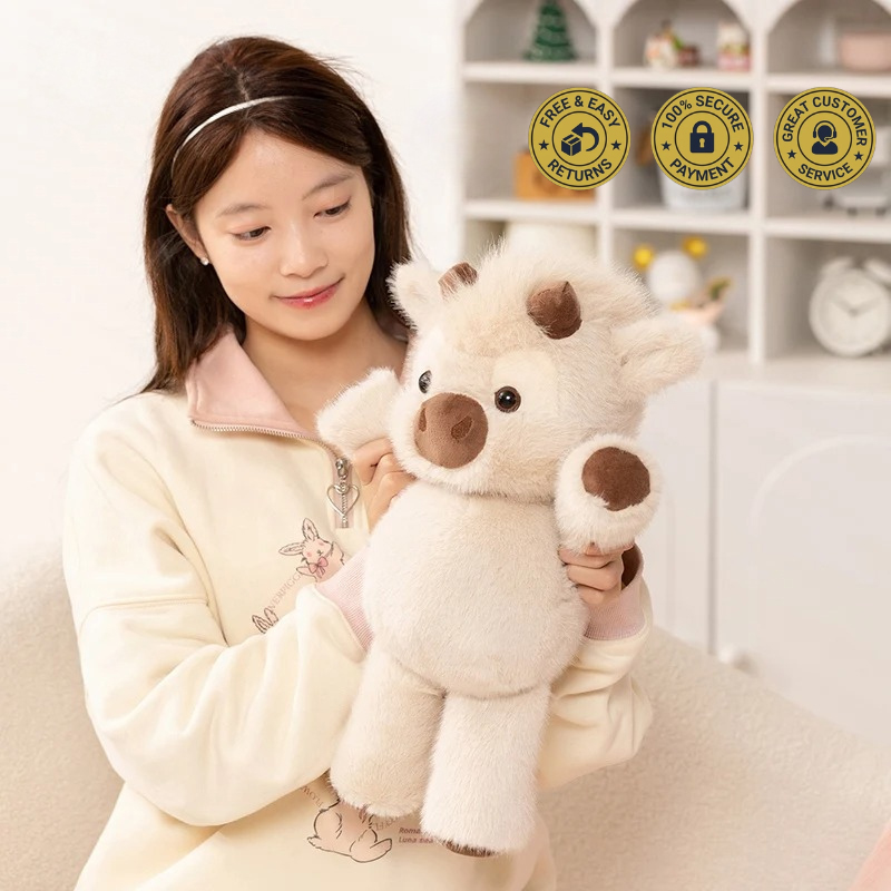 Running Highland Cow Plushie