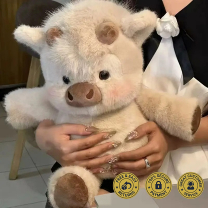 Running Highland Cow Plushie