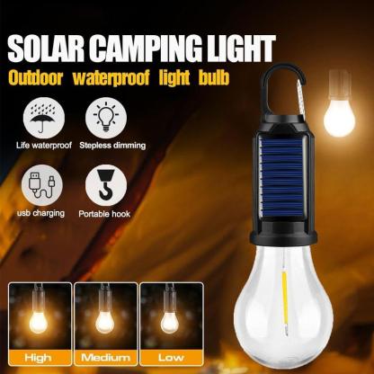 🔥Last Day 70% OFF🔥Solar Rechargeable Hooked Camping Light