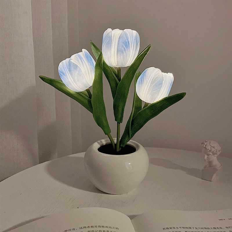 Artificial flower night light