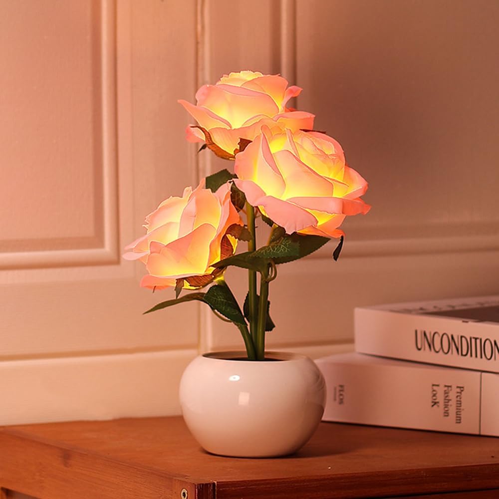 Artificial flower night light