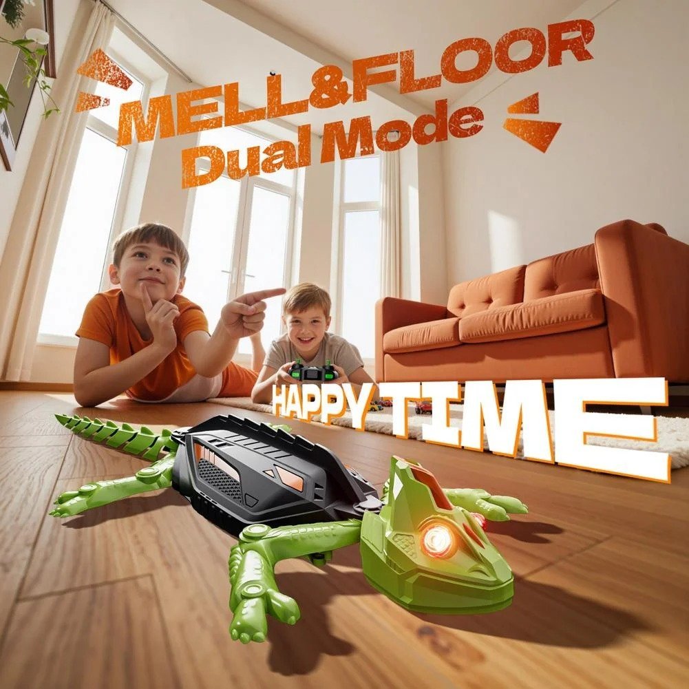 Remote control wall climbing toy for kids or pets