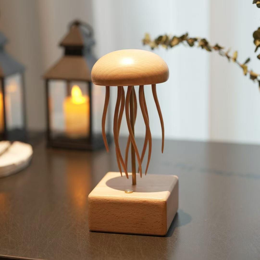Artisan Wooden Jellyfish Automaton V1