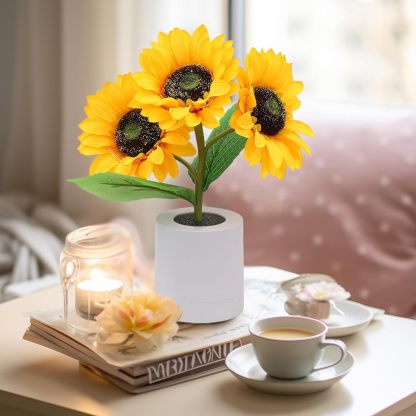 Sunflower LED simulation night light