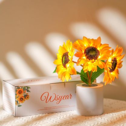 Sunflower LED simulation night light