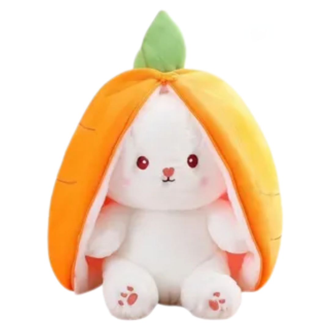 Breathing glowing plush bunny