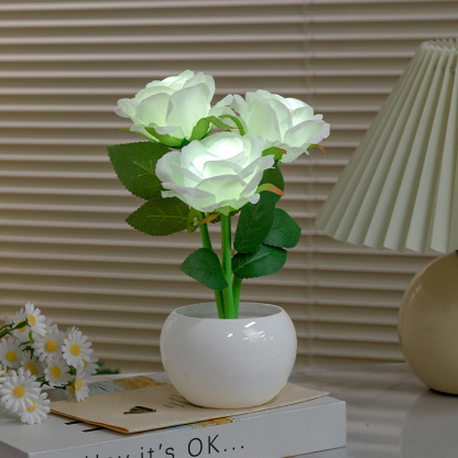 Artificial flower night light