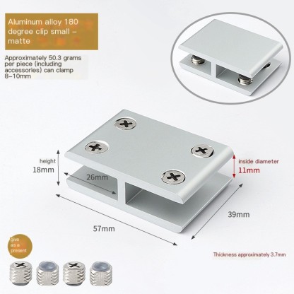 Heavy Duty Aluminum Alloy Glass Bracket