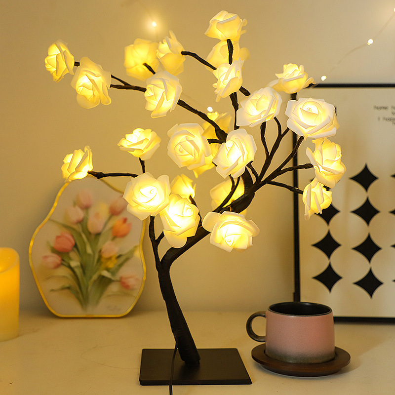 LED Rose Tree Light