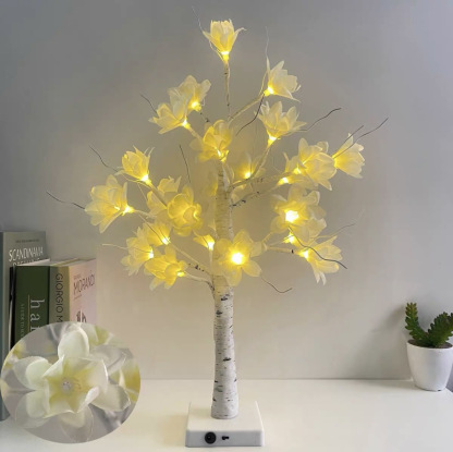 Magnolia tree lamp