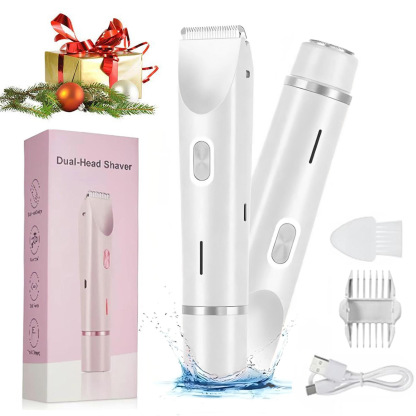 Double head electric full body shaver