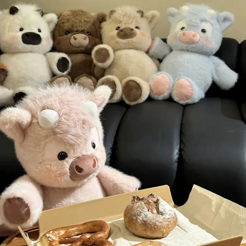 Running Highland Cow Plushie