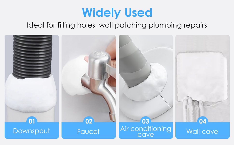 Quick Wall Mending Mud for Drain Connection for Holes and Gaps Wall Filler