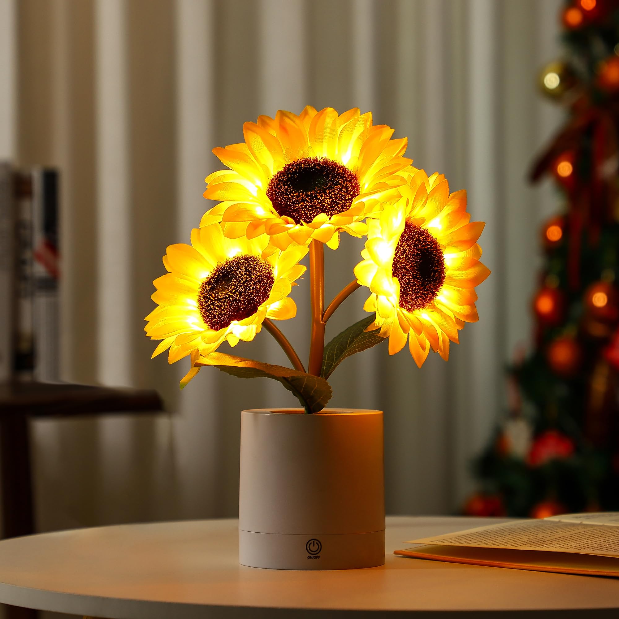 Sunflower LED simulation night light